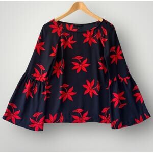 Flounce Sleeve Blouse- Size XS